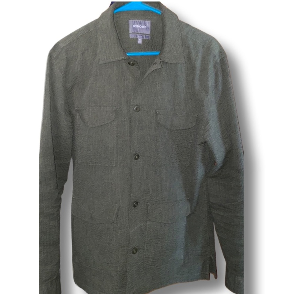 Bonobos Green Overshirt